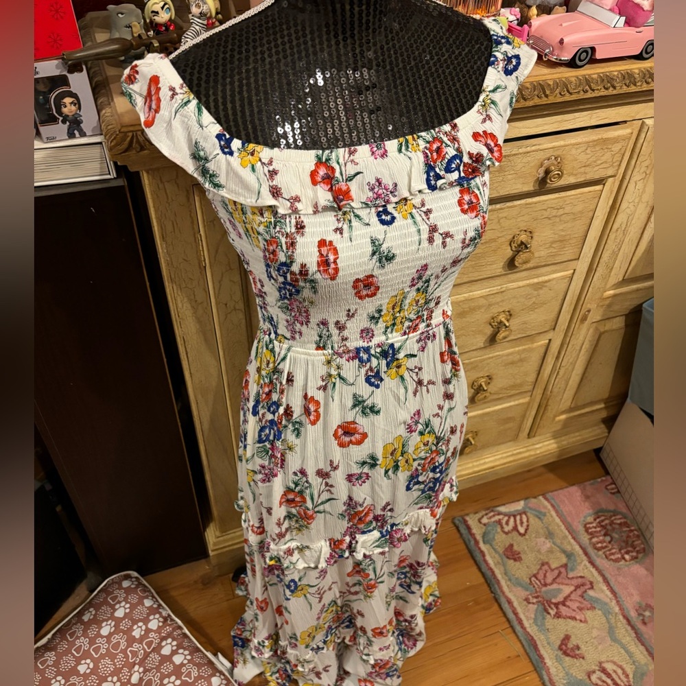 Express floral maxi dress